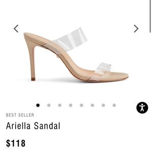 Schultz Heels (Clear) Size 8